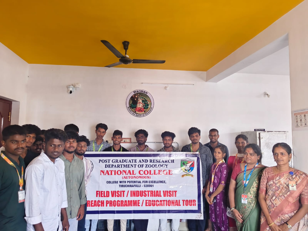 Students on a research field visit